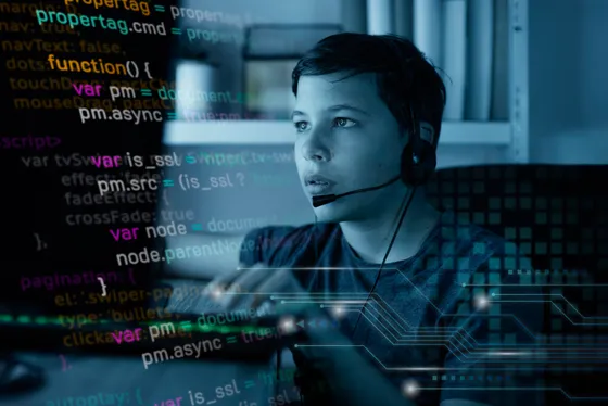 HTML and CSS code on a screen